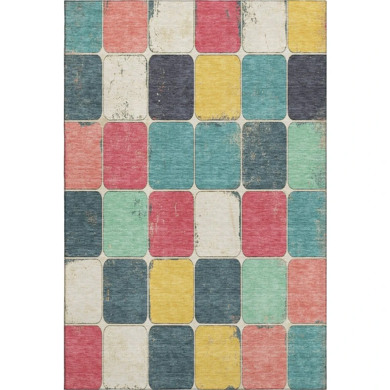 Addison Mayfield Teal AMF1948 8ft. x 10ft. Rect. Rug
