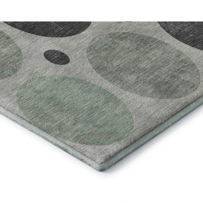 Addison Mayfield Green AMF1949 - 8ft. Round Rug