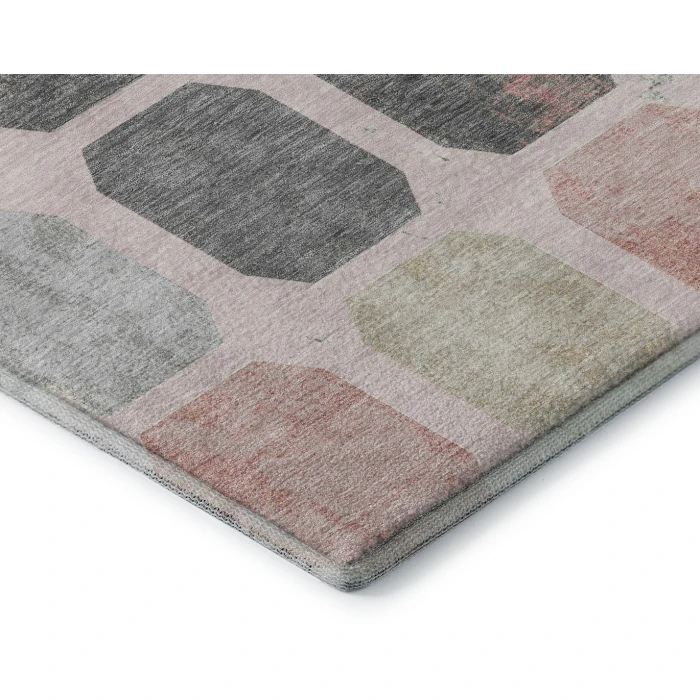 Addison Mayfield Pink AMF1950 - 8ft. Round Rug