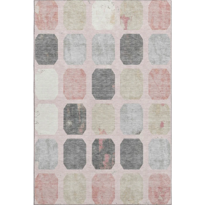 Addison Mayfield Pink AMF1950 - 8ft. Round Rug