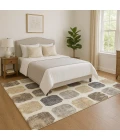 Addison Mayfield Ivory AMF1950 - 8ft. Round Rug