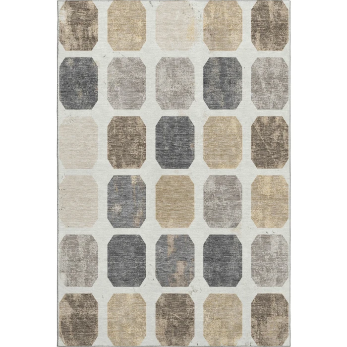 Addison Mayfield Ivory AMF1950 - 8ft. Round Rug