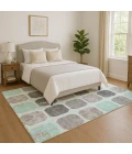 Addison Mayfield Teal AMF1950 5ft. x 7ft. 6in. Rect. Rug