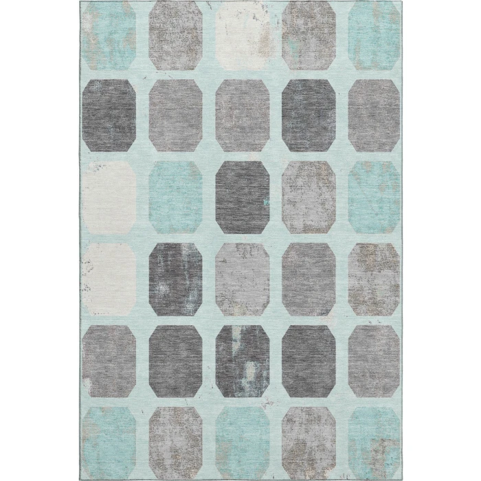 Addison Mayfield Teal AMF1950 5ft. x 7ft. 6in. Rect. Rug