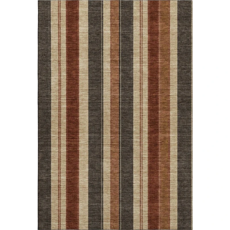 Addison Mayfield Brown AMF1954 - 8ft. Round Rug