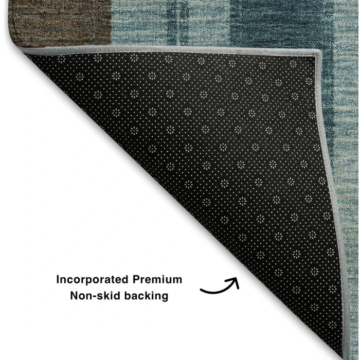 Addison Mayfield Teal AMF1954 - 8ft. Round Rug