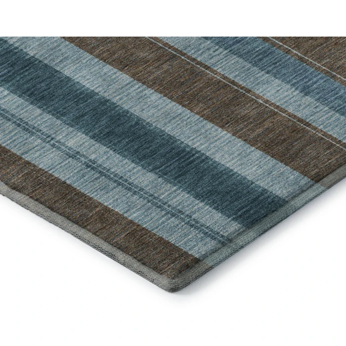 Addison Mayfield Teal AMF1954 - 8ft. Round Rug
