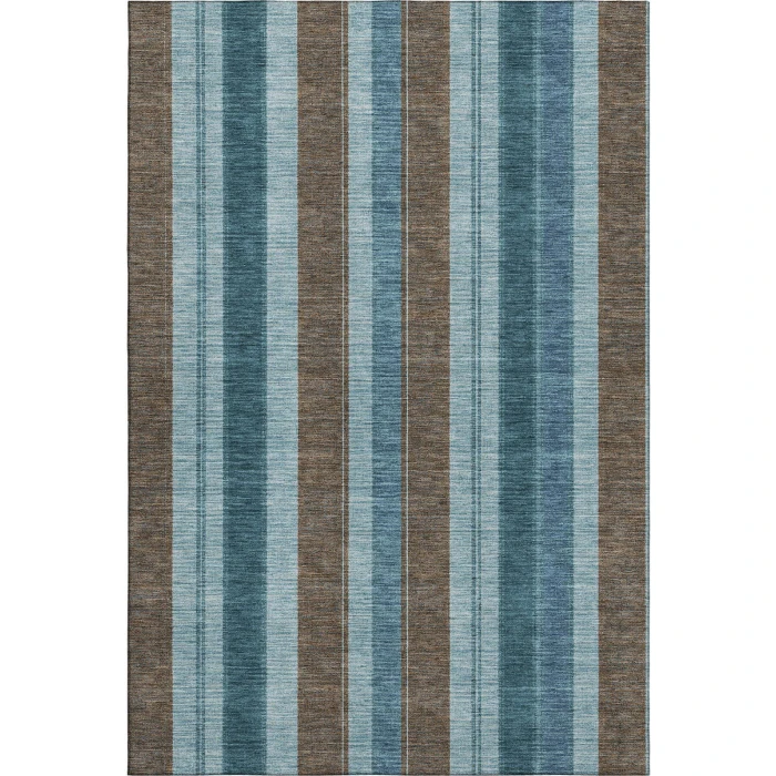 Addison Mayfield Teal AMF1954 - 8ft. Round Rug