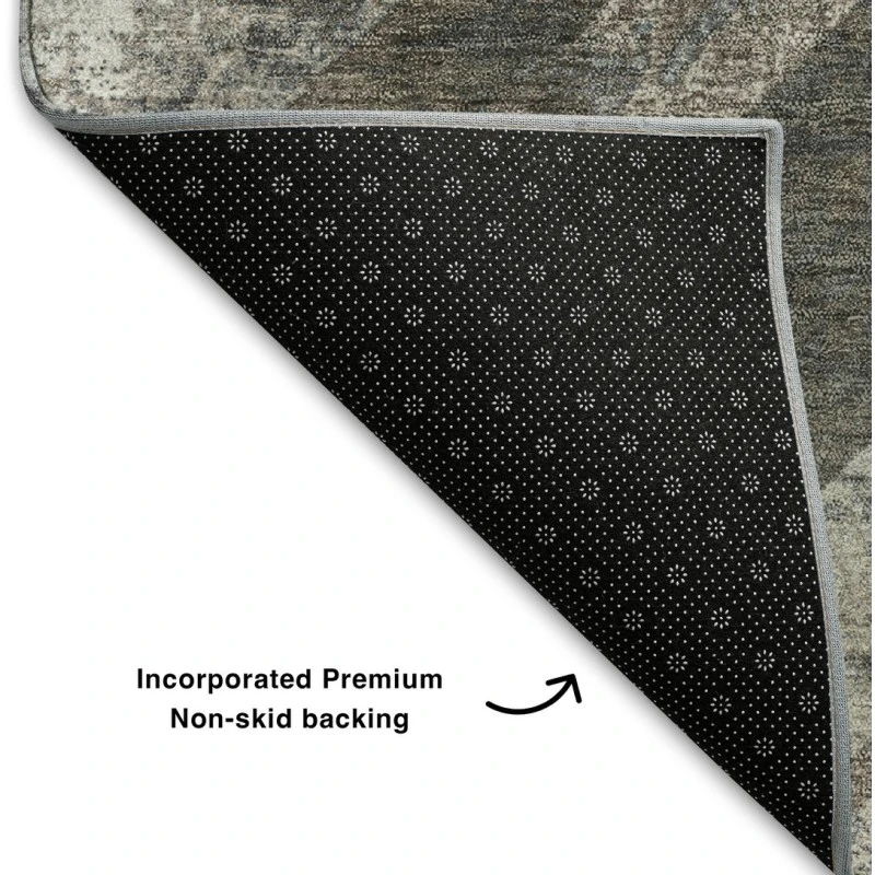Addison Mayfield Brown AMF1955 - 8ft. Round Rug