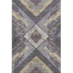 Addison Mayfield Purple AMF1955 - 8ft. Round Rug