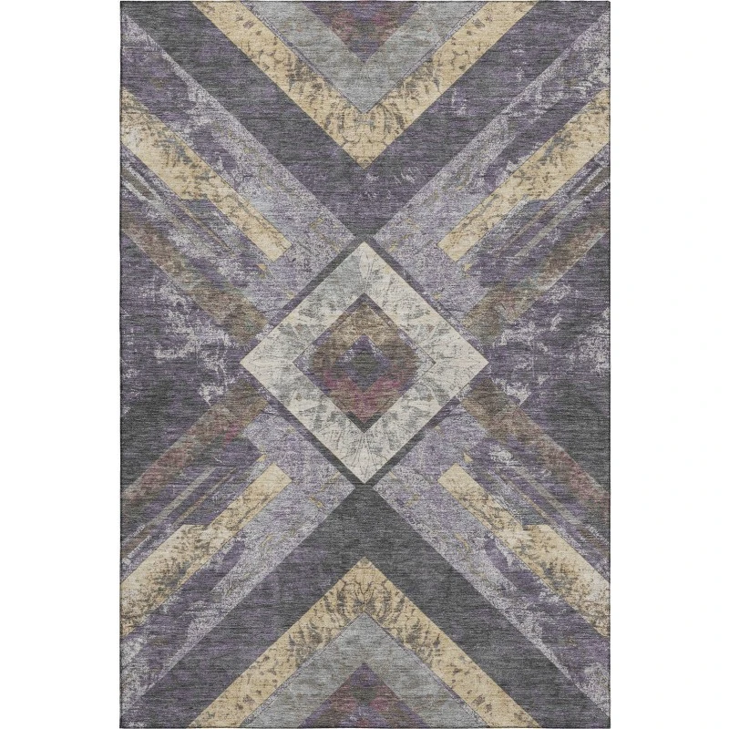 Addison Mayfield Purple AMF1955 8ft. x 10ft. Rect. Rug
