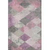 Addison Mayfield Pink AMF1956 - 8ft. Round Rug
