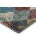 Addison Mayfield Blue AMF1956 - 8ft. Round Rug