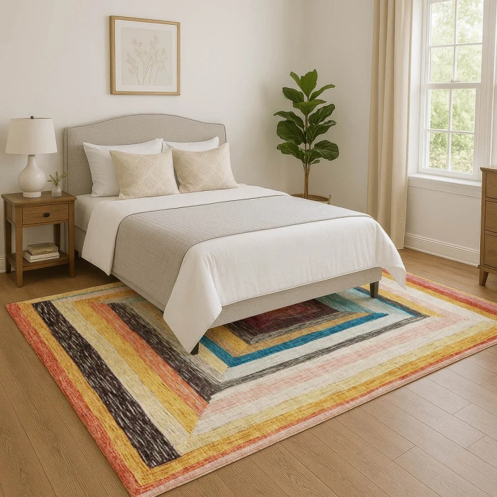 Addison Mayfield Gold AMF1957 5ft. x 7ft. 6in. Rect. Rug