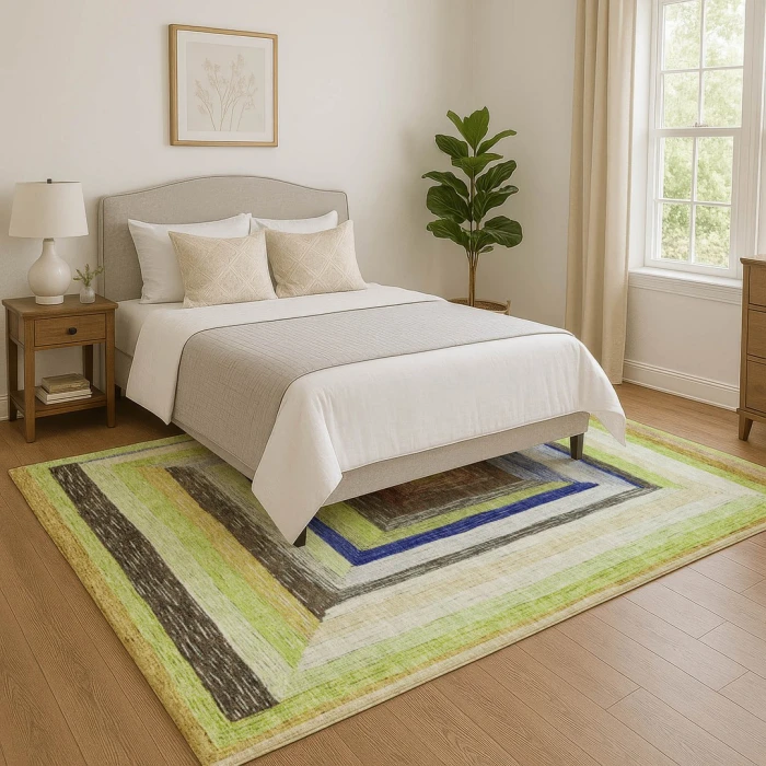 Addison Mayfield Green AMF1957 8ft. x 10ft. Rect. Rug
