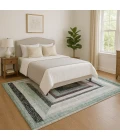 Addison Mayfield Blue AMF1957 9ft. x 12ft. Rect. Rug