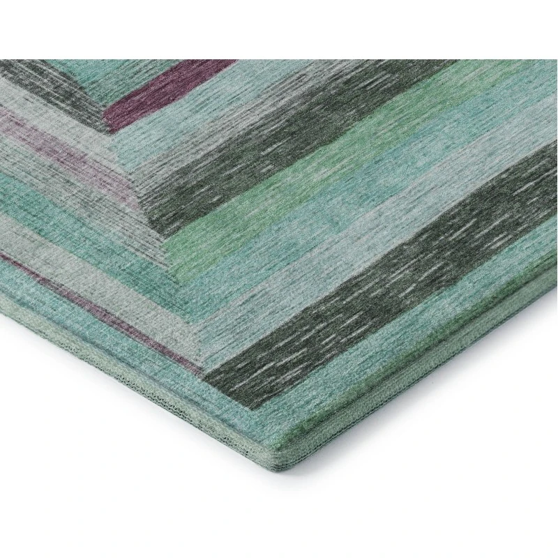 Addison Mayfield Teal AMF1957 5ft. x 7ft. 6in. Rect. Rug