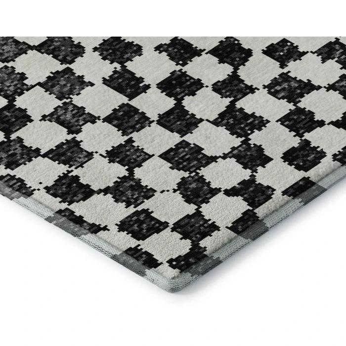 Addison Mayfield Black AMF1958 - 8ft. Round Rug