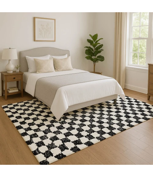 Addison Mayfield Black AMF1958 2ft. 3in. x 7ft. 6in. Rect. Rug