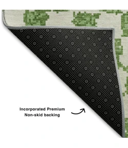 Addison Mayfield Green AMF1958 - 8ft. Round Rug