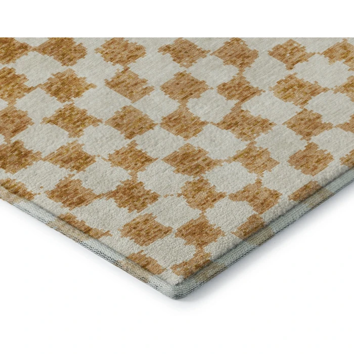 Addison Mayfield Orange AMF1958 - 8ft. Round Rug
