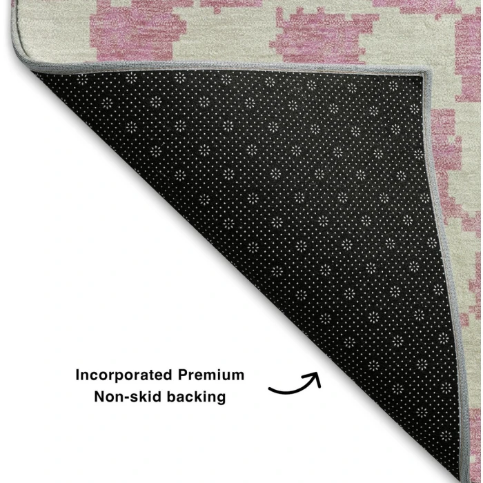 Addison Mayfield Pink AMF1958 - 8ft. Round Rug