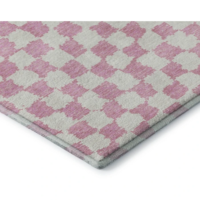 Addison Mayfield Pink AMF1958 - 8ft. Round Rug