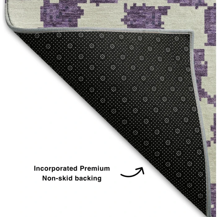 Addison Mayfield Purple AMF1958 2ft. 3in. x 7ft. 6in. Rect. Rug