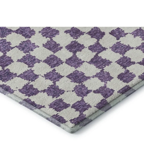 Addison Mayfield Purple AMF1958 - 8ft. Round Rug