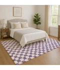 Addison Mayfield Purple AMF1958 - 8ft. Round Rug