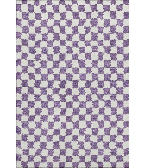 Addison Mayfield Purple AMF1958 - 8ft. Round Rug