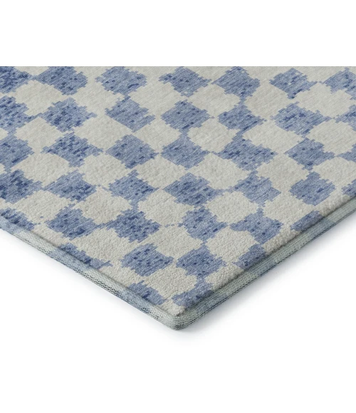 Addison Mayfield Blue AMF1958 - 8ft. Round Rug