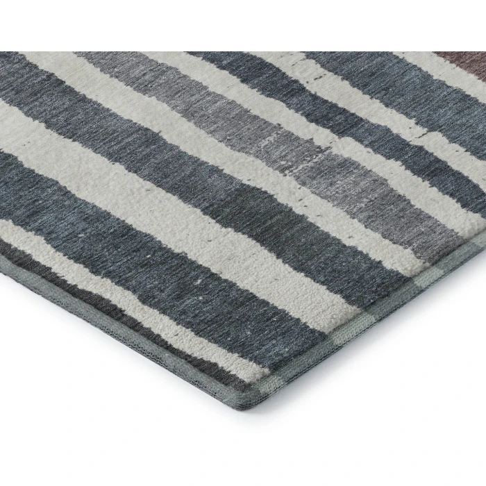 Addison Mayfield Blue AMF1961 - 8ft. Round Rug