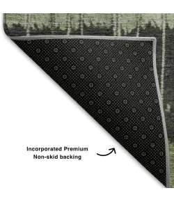 Addison Mayfield Green AMF1962 2ft. 3in. x 7ft. 6in. Rect. Rug