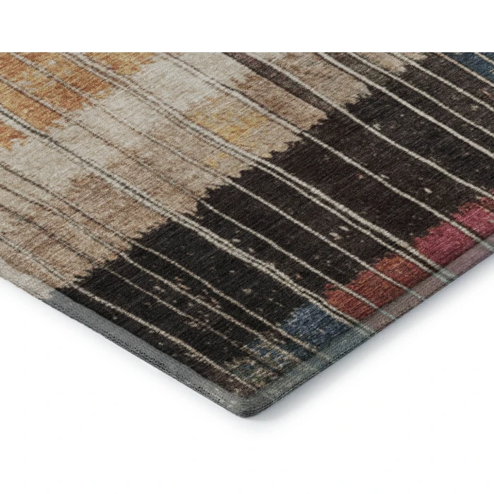 Addison Mayfield Brown AMF1962 - 8ft. Round Rug