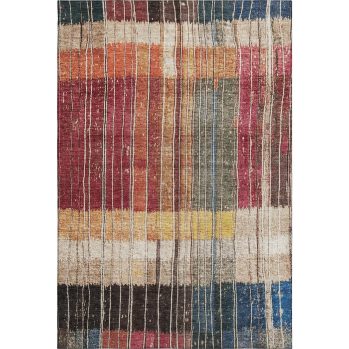 Addison Mayfield Brown AMF1962 - 8ft. Round Rug