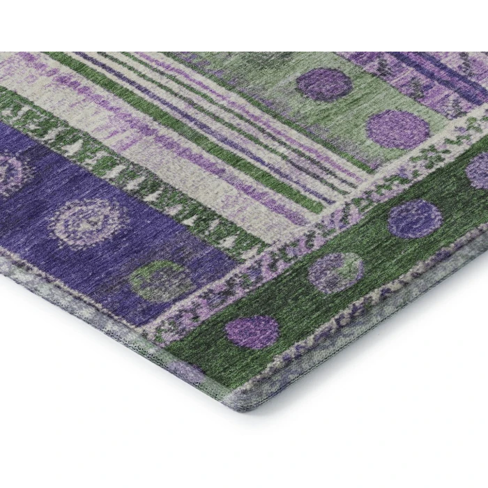 Addison Mayfield Green AMF1963 - 8ft. Round Rug