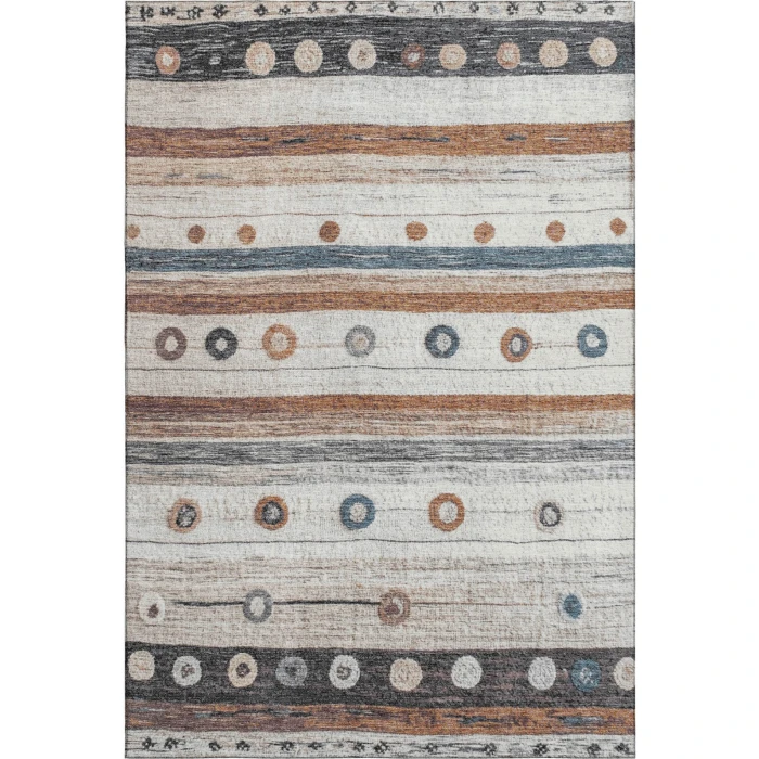 Addison Mayfield Orange AMF1964 - 8ft. Round Rug