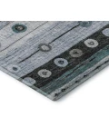 Addison Mayfield Teal AMF1964 - 8ft. Round Rug