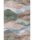 Addison Mayfield Orange AMF1966 - 8ft. Round Rug