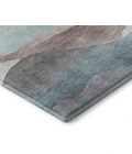 Addison Mayfield Teal AMF1966 - 8ft. Round Rug