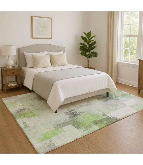 Addison Mayfield Green AMF1967 - 8ft. Round Rug