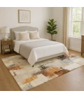 Addison Mayfield Ivory AMF1967 - 8ft. Round Rug