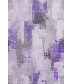 Addison Mayfield Purple AMF1967 - 8ft. Round Rug