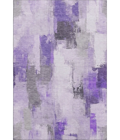 Addison Mayfield Purple AMF1967 - 8ft. Round Rug