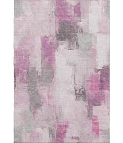 Addison Mayfield Pink AMF1967 - 8ft. Round Rug