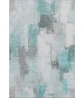 Addison Mayfield Teal AMF1967 - 8ft. Round Rug