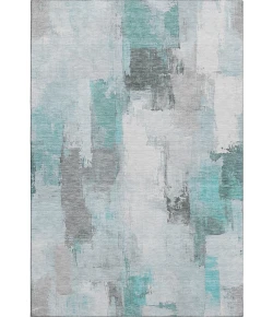 Addison Mayfield Teal AMF1967 - 8ft. Round Rug