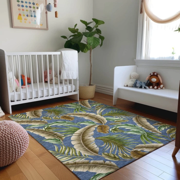 Addison Mayfield Blue AMF196 5ft. x 7ft. 6in. Rect. Rug