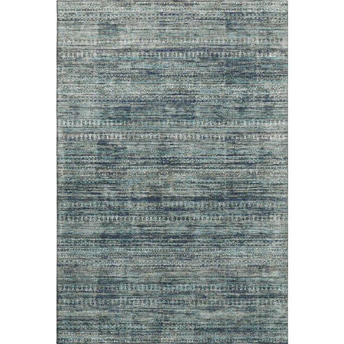 Addison Mayfield Teal AMF1971 - 8ft. Round Rug
